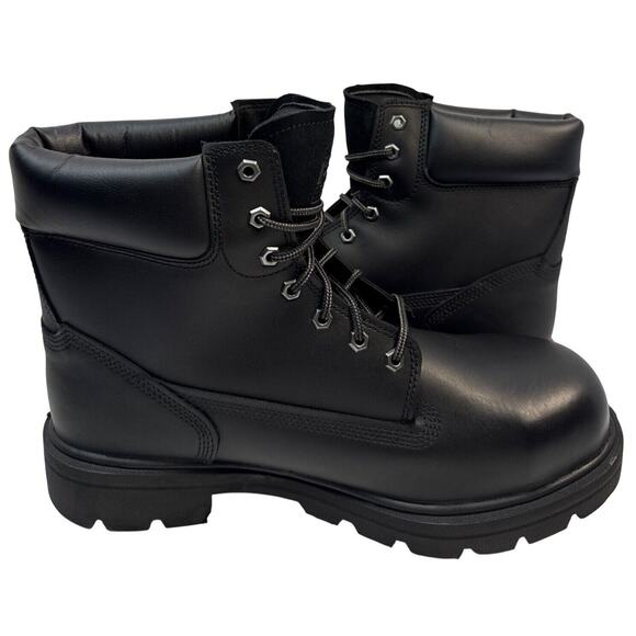 Timberland PRO Work Boots Composite Toe Men's 13 M 6" Sawhorse Black Leather - Picture 3 of 11
